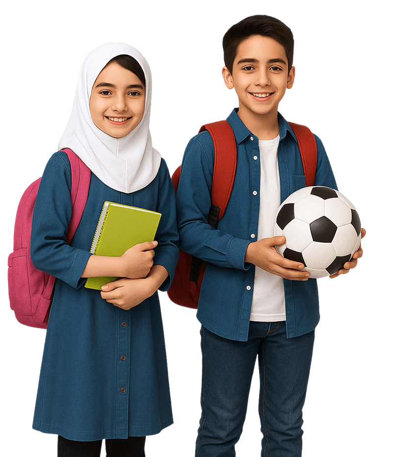 دانشآموزان در مدرسیاب